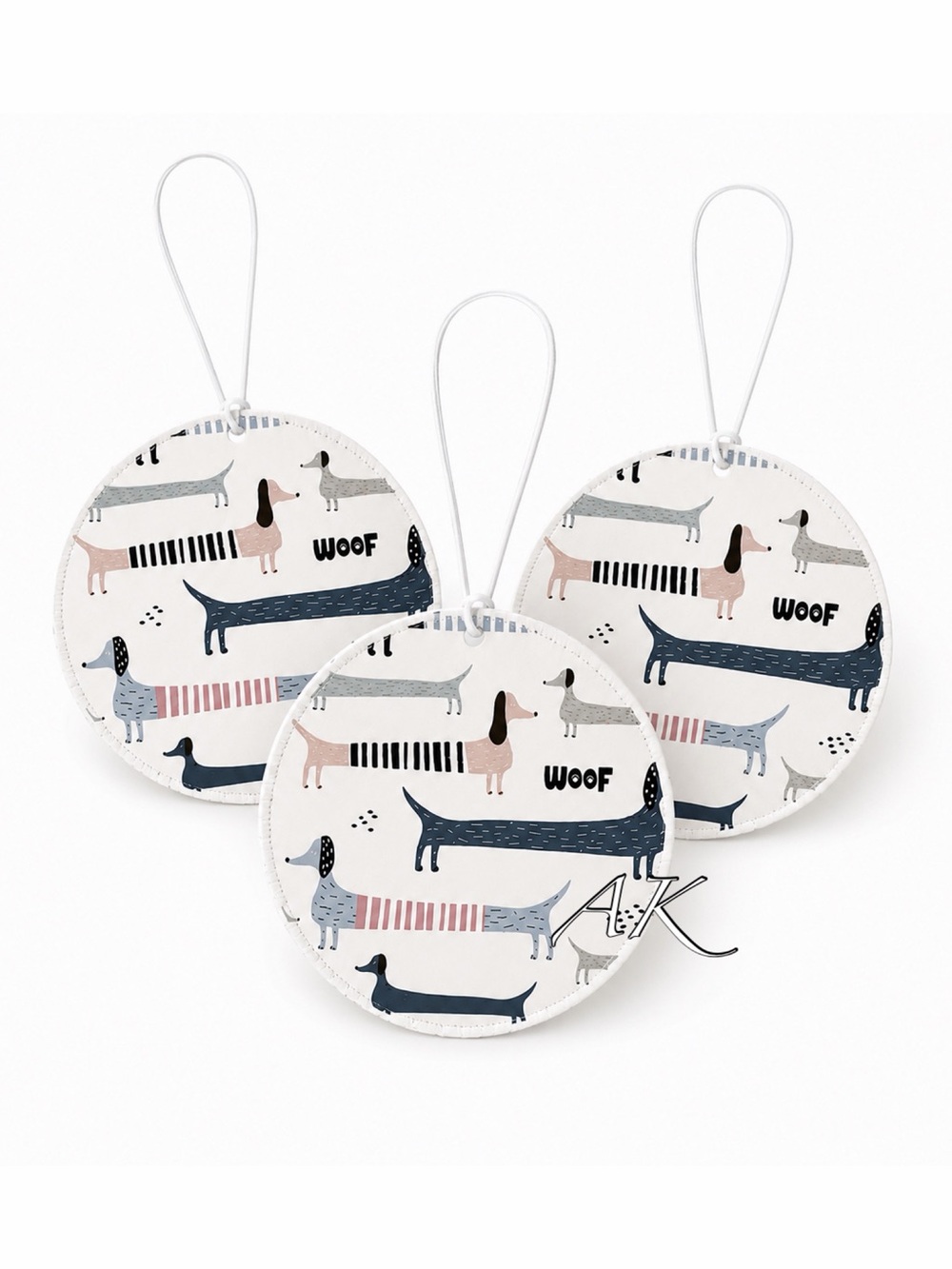 Three (3) Dachshund Air Fresheners 🐾 Doxie Wiener